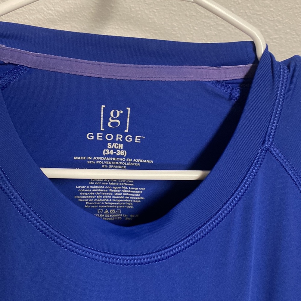 Blue Men’s Rash guard Size Small - Picture 3 of 4